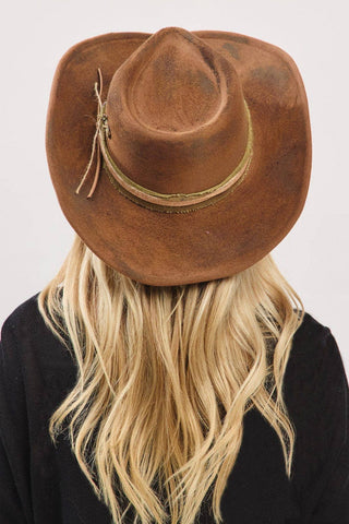 Billie 2 in 1 Rustic Cowgirl/Fedora Hat