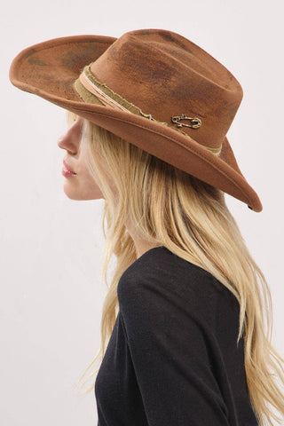 Billie 2 in 1 Rustic Cowgirl/Fedora Hat