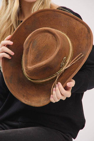 Billie 2 in 1 Rustic Cowgirl/Fedora Hat