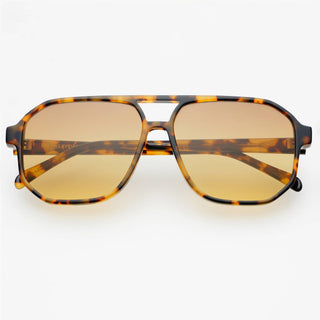 Freyrs Billie Aviator Sunglasses in tortoise.