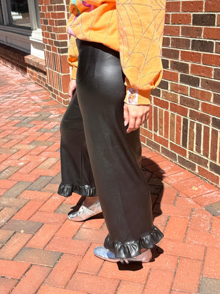 Black Dahlia Pleather Pants