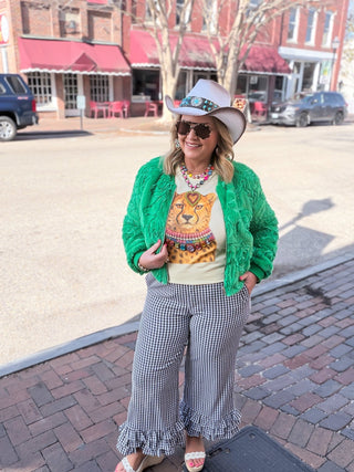 Blinged Cheetah Graphic Tee