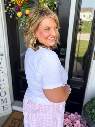 Blinged Flamingo Graphic Tee