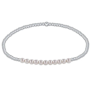 Bliss pearl 3mm sterling bracelet.