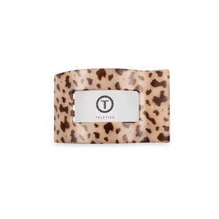 Blonde Tortoise Flat Rectangle Hair Clip