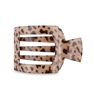Blonde Tortoise Large Square Flat Hair Clip