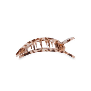 Blonde Tortoise Medium Square Flat Hair Clip