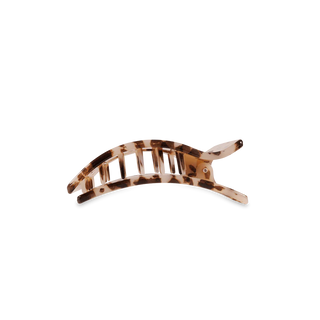 Blonde Tortoise Small Flat Rectangle Hair Clip