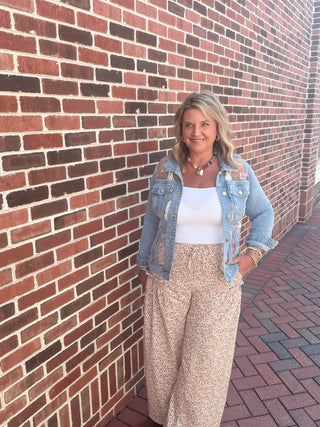 Blossom Breeze Denim Jacket