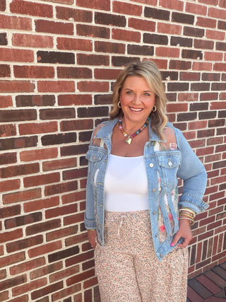 Blossom Breeze Denim Jacket