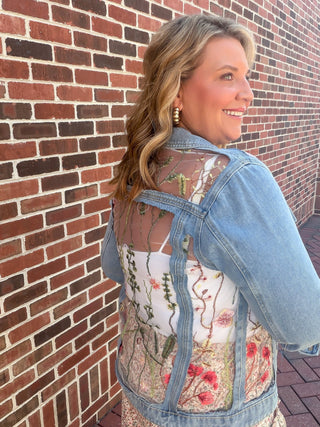 Blossom Breeze Denim Jacket