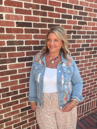 Blossom Breeze Denim Jacket