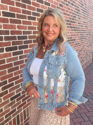 Blossom Breeze Denim Jacket