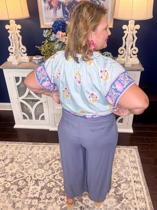 Blue Dune Wide Leg Pants