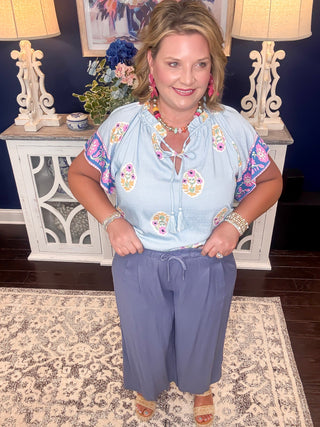 Blue Dune Wide Leg Pants