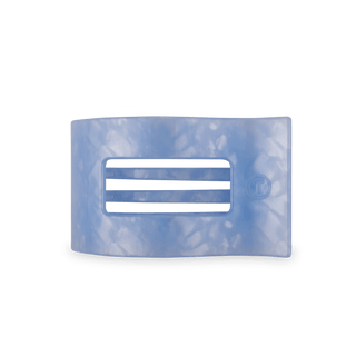 Blue Lagoon flat rectangle hair clip by Teleties.