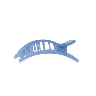 Blue Lagoon Medium Flat Rectangle Hair Clip