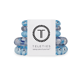 Blue Lagoon mixed pack of hair ties by Teleties.