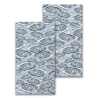 Oyster designed paper guest towels.