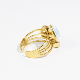 Blue Pop Crystal Ring Waterproof