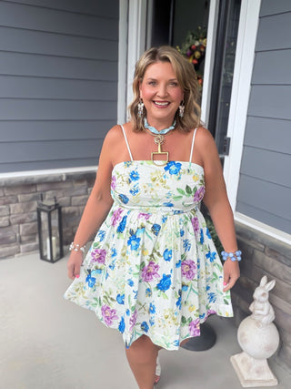 Bluebell Bliss Mini Dress