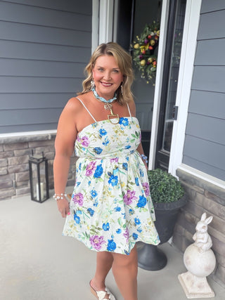 Bluebell Bliss Mini Dress