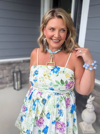 Bluebell Bliss Mini Dress