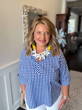 Bluebell Gingham Blouse