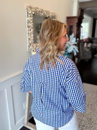 Bluebell Gingham Blouse