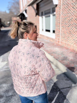 Blush Garden Quilted Jacket
