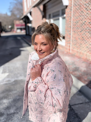 Blush Garden Quilted Jacket