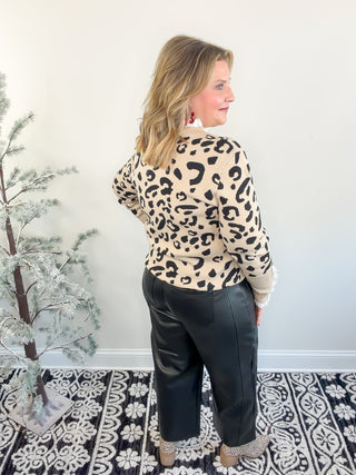 Bold Move Barrel Pleather Pants