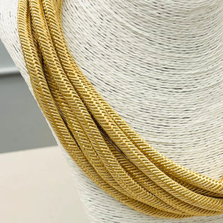 Boldly Yours Necklace | Tan
