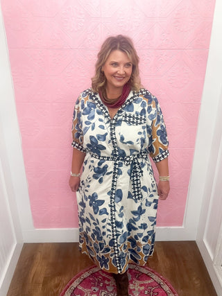 Botanical Bound Midi Dress