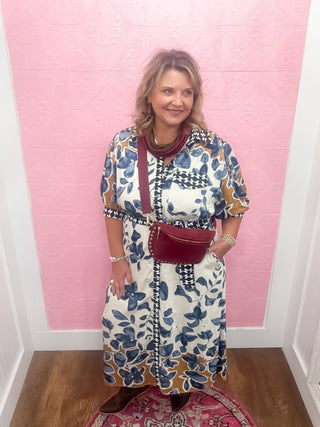 Botanical Bound Midi Dress