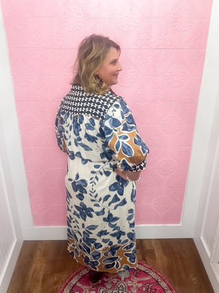 Botanical Bound Midi Dress