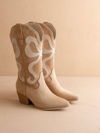 Bowie Almond Western Boot