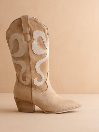 Bowie Almond Western Boot