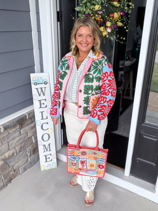 Breezy Statement Sleeve Stripe Shirt