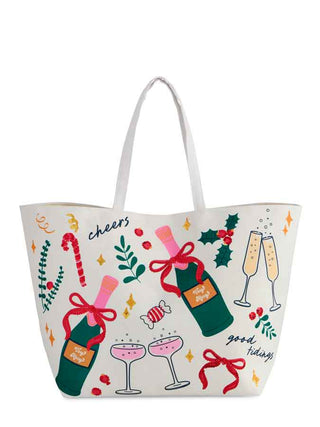 champagne tote bag