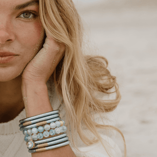 BudHaGirl | Celeste All Weather Bangles - Set of 6