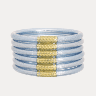 BuDhaGirl's celeste all wether bangle set.