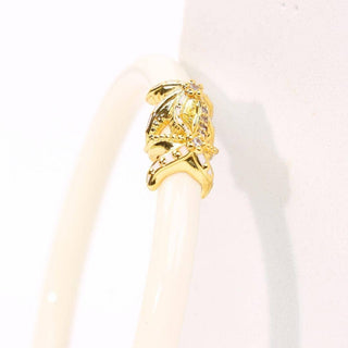 BuDhaGirl | Fauna Starfish All Weather Bangle - Ivory
