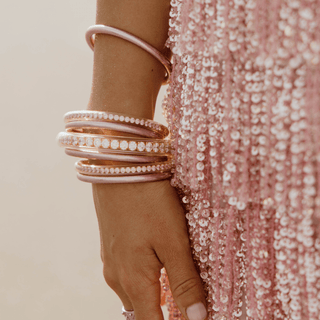 BuDhaGirl | Ice Rose All Weather Bangles - Set of 6
