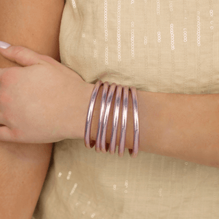 BuDhaGirl | Ice Rose All Weather Bangles - Set of 6