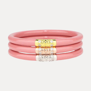 BudHaGirl's blush three kings bangle set.