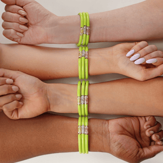 BuDhaGirl | Three Kings All Weather Bangles - Wasabi