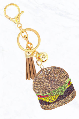 Burger Keychain