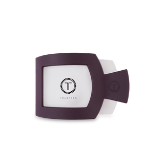 Burgundy Bliss Medium Flat Square Hair Clip