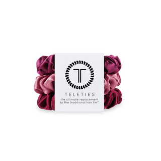 Burgundy Bliss Silk Small Scrunchie